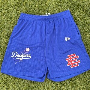 Eric Emanuel Blue Athletic Shorts
